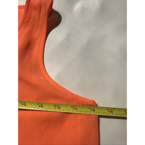 Banana Republic Petite Orange Sleeveless Blouse - Size Small - Picture 4 of 5